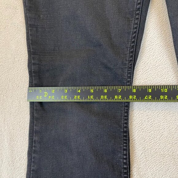 Lee Women's Jeans Size 14P Regular Fit Bootcut Mid-Rise Black Denim Casual Y2K - Picture 5 of 13